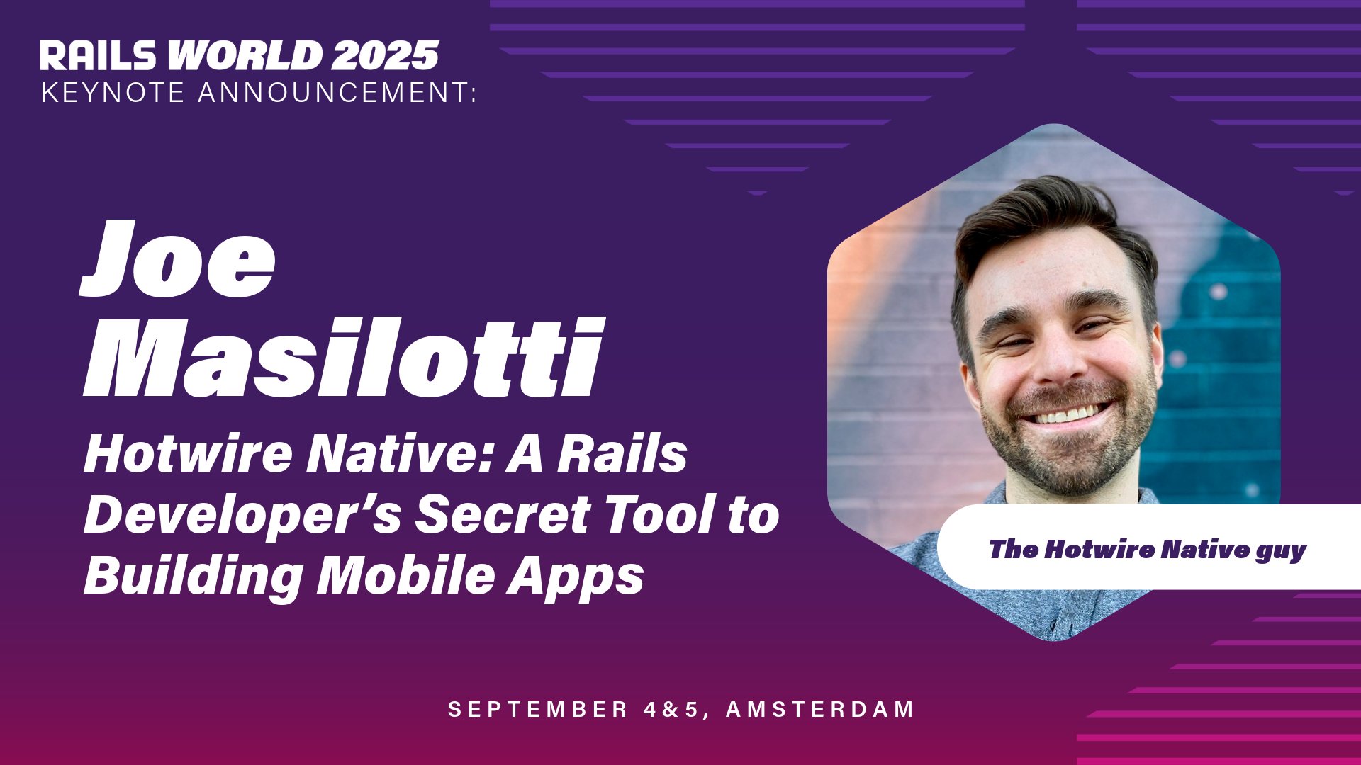 Rails World keynote announcement