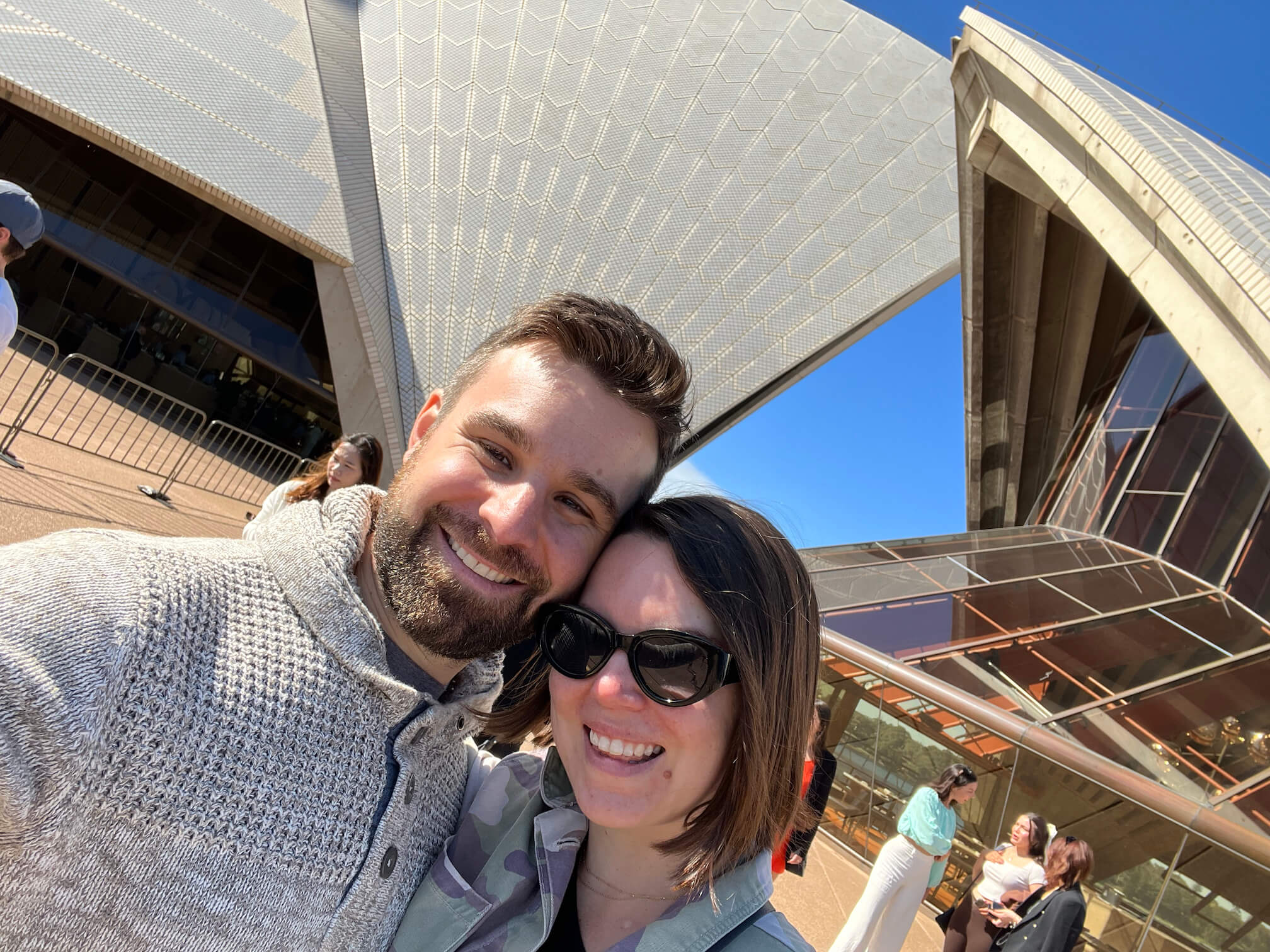 Adrienne and Joe at the Sydney Opera House